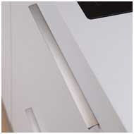 Aluminium Cabinet Handle - 350mm - Brus
