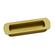 LUX - Cabinet Flush Handle - Matt Gold 