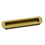 LUX - Cabinet Flush Handle - Matt Gold 