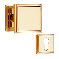 Glamor Turnable Door Knob on rose - Gol