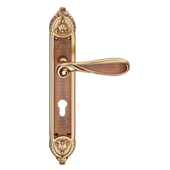 Door mortise handle on Plate - Small - 