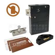 Batteryless Invisible electronic lock -