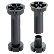 Plinth Leg - 100mm - Black Colour