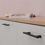 PEN Cabinet Handle - Cast Iron Black Co