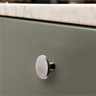 PLATO Cabinet Knob - Aluminium Inox Loo