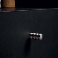 Small Cabinet Knob - Inox Look Finish -