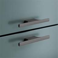 Small Cabinet Handle - Brushed Anthraci