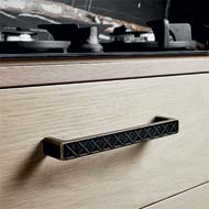 Cabinet Handle - Antique Brown Finish -