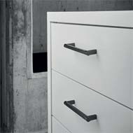 Cabinet Handle - Brushed Anthracite Fin