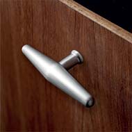 Cabinet Knob - Inox Look Finish - 90mm