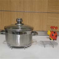 Hot Plate - Large - Dia 240mm - SS Fini