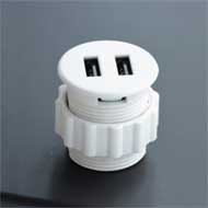 USB Charger - Furniture Mount (Circular