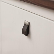STRAP Cabinet Pull - 16mm - Leather Gre