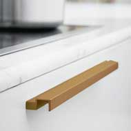 FLOW Cabinet Handle - 800mm - Brushed B