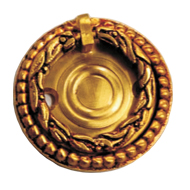 Ring Cabinet Pull - 40mm - Old Gold Fin