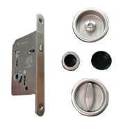Sliding Lock - KnobXCoin - Satin Nickel