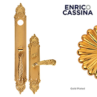 Lavinia Door Entrance Set - Gold Plated