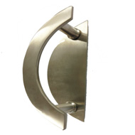 SP Cabinet Handle On Plate - Stainless 