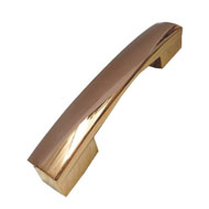 Cabinet Handle - 128mm - Rose Gold Fini