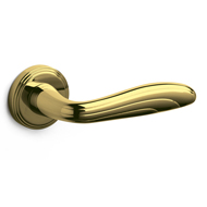 ICARO Door Handle - Brass - Super Gold 