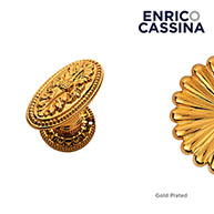 Door Knob - Gold Plated Finish