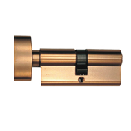 Lock & Cylinder - 70mm - Brush Matt Ros