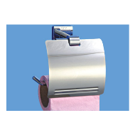Sapphire Paper Holder with Lid - Chrome