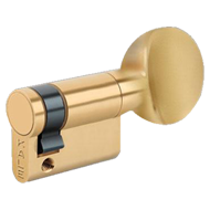 Cylinder Lock - 45mm - Satin Nickel Fin