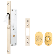 Door Lock - Nickel Plated Finish