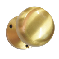 Brass Mortise Knob - Antique Brass Fini