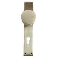 Door Knob on Plate - Stainless Steel Fi