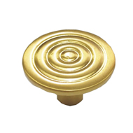 Cabinet Knob - 30mm - Satin Gold Plated