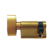 Half Cylinder Lock with One Side Knob -