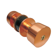 Cylindrical Mortise Knob with Lock - Pl