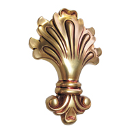 Door Pull Handle - Shell - POV Gold Fin