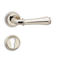 PITTI Lever Handle on Rose - Gold Finis