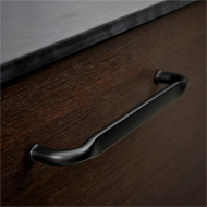 GATE - Cabinet Handle - Matt Black Fini