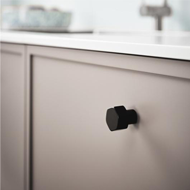 HEXA - Cabinet Knob - Matt Black Finish