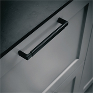 Rattan - Cabinet Handle - Matt Black Fi