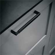 Rattan - Cabinet Handle - Matt Black Fi