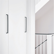 Seam - Cabinet Handle -  Alluminium Bla