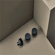 Simon Cabinet Handle - Steel Black Fini