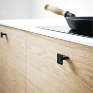 Transit Cabinet Knob - Matt Black Finis