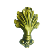 Shell Pull Handle - Antique Brass Finis