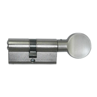 Cylinder - 70mm - Brass Nickel Finish