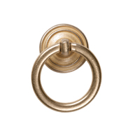 Ring Cabinet Knob - Inca Gold Finish - 