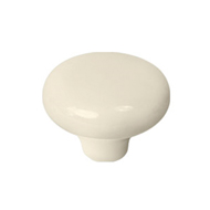 Cabinet Knob - Porcelain Beige Finish -