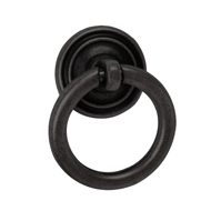 Ring Cabinet Handle - Rusted Metal Fini