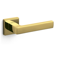 PLANET Q Door Handle - Brass - Super Go