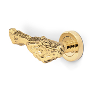 KESYA  Door Lever Handle on rose - Poli